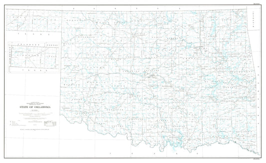 State of Oklahoma Base Map