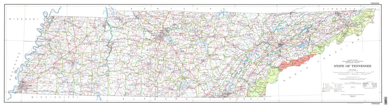 State of Tennessee Base Map