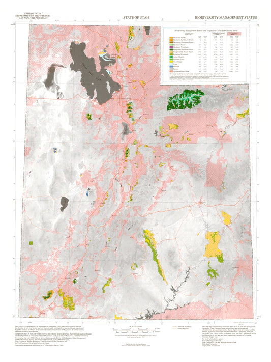 State of Utah Biodiversity Map