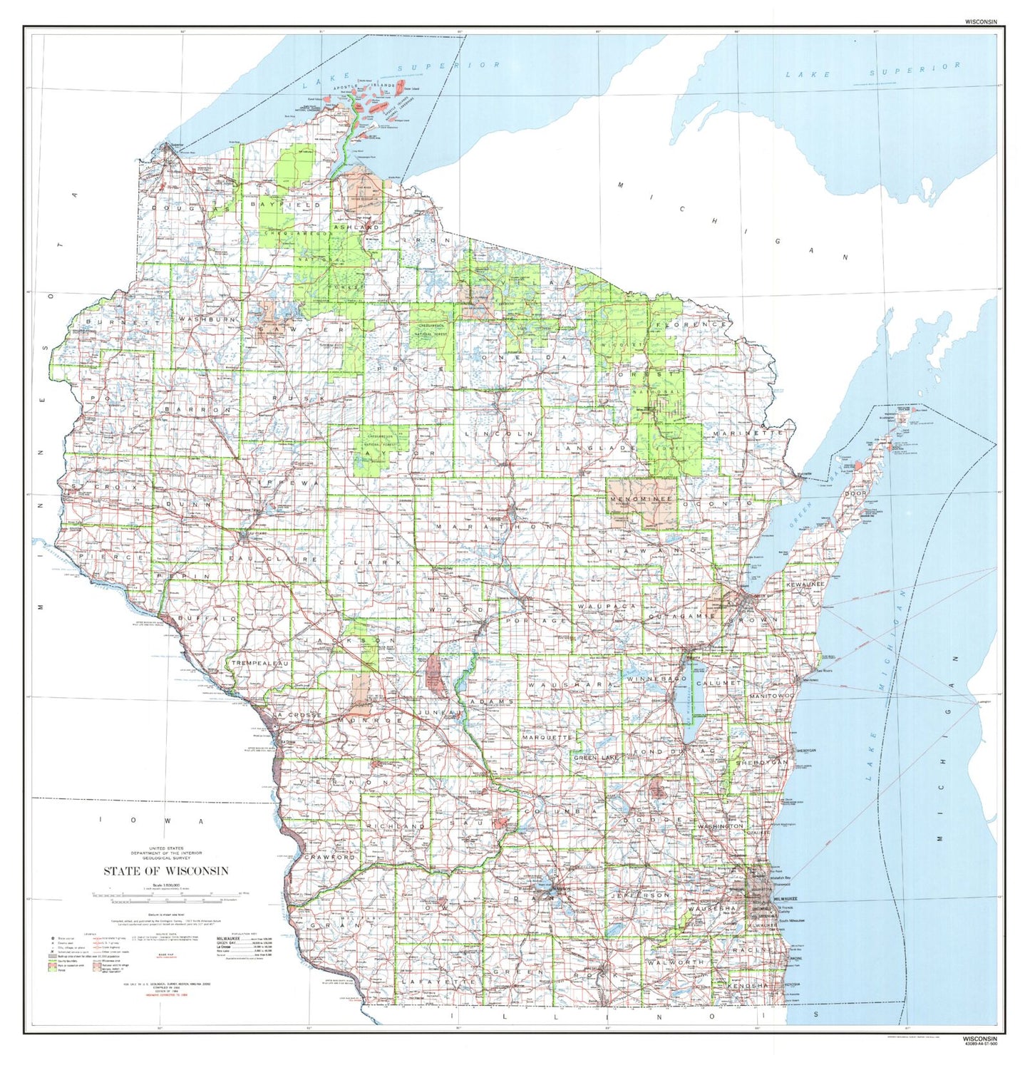 State of Wisconsin Base Map