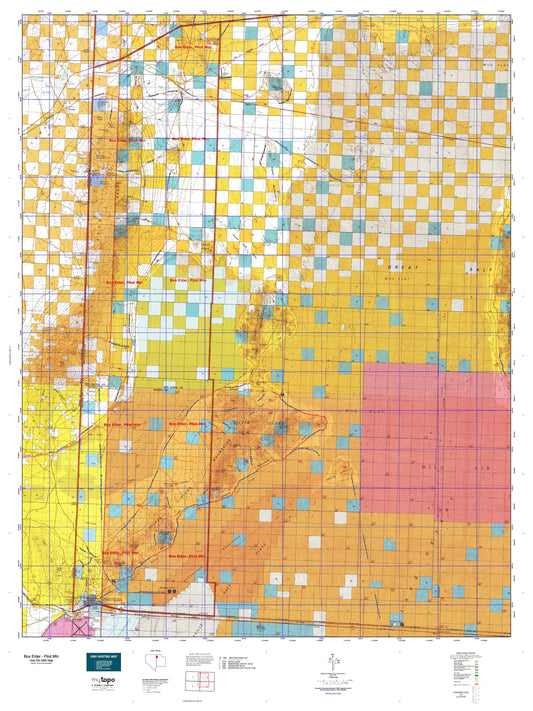 Utah Elk GMU Box Elder - Pilot Mtn Map Image