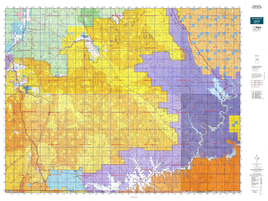 Utah Elk GMU Kaiparowits Map Image