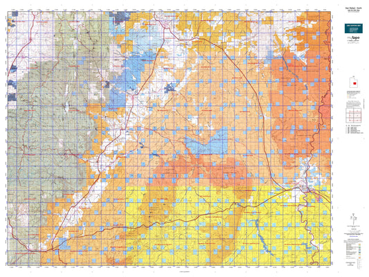 Utah Elk GMU San Rafael - North Map Image