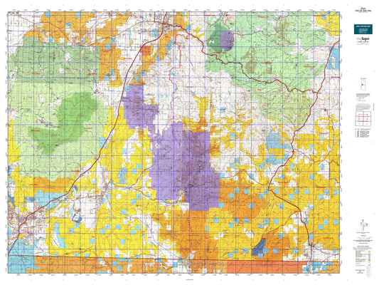 Utah Elk GMU Zion Map Image