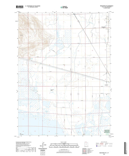 Bear River City Utah US Topo Map Image