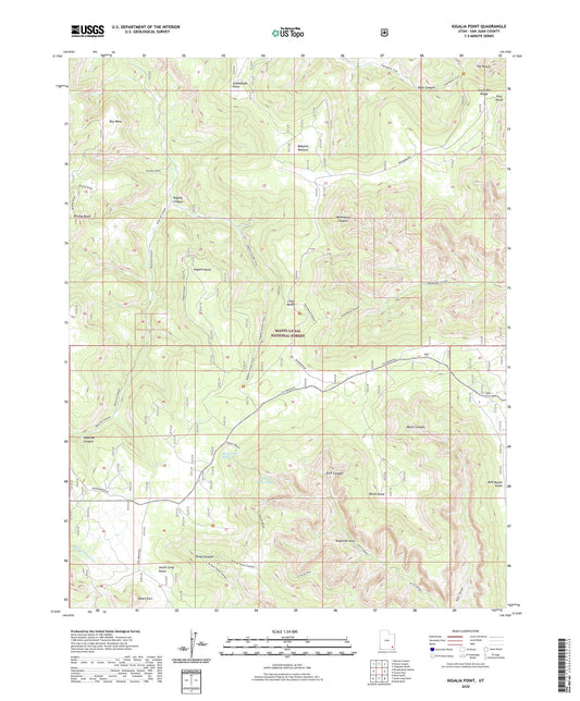Kigalia Point Utah US Topo Map Image