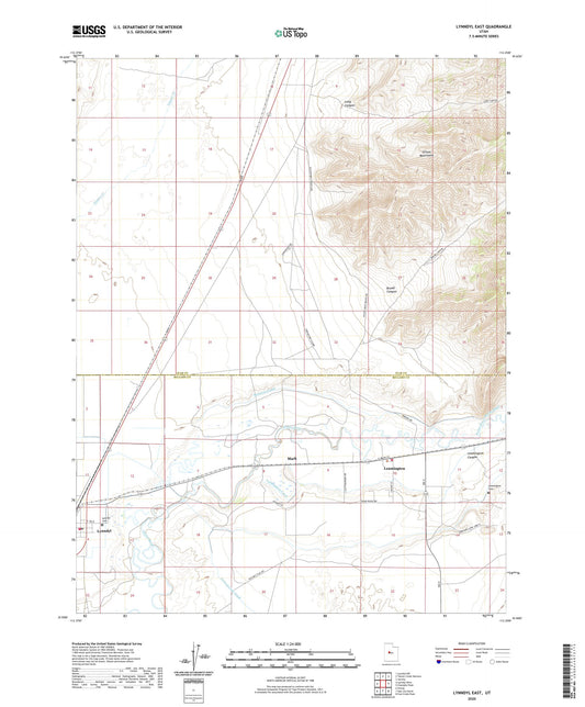 Lynndyl East Utah US Topo Map Image