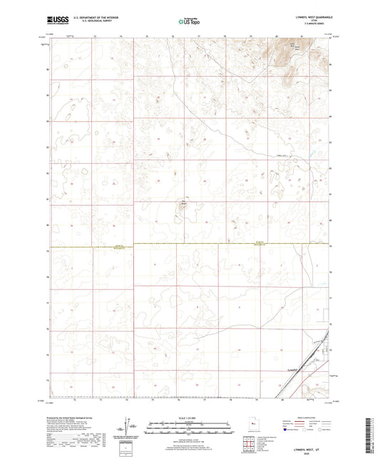 Lynndyl West Utah US Topo Map Image