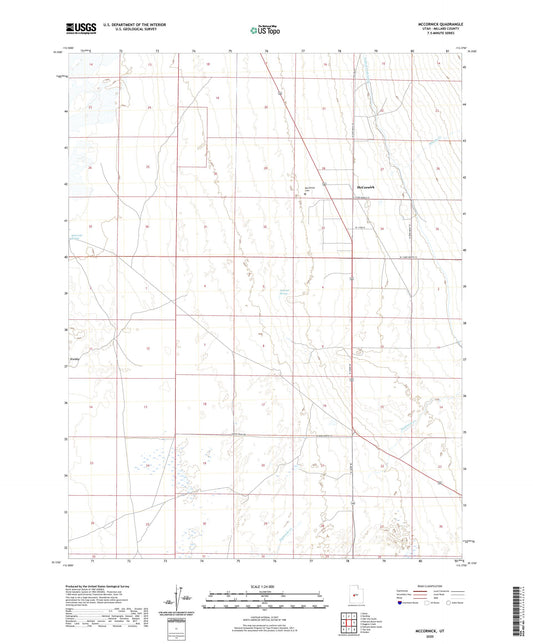 McCornick Utah US Topo Map Image