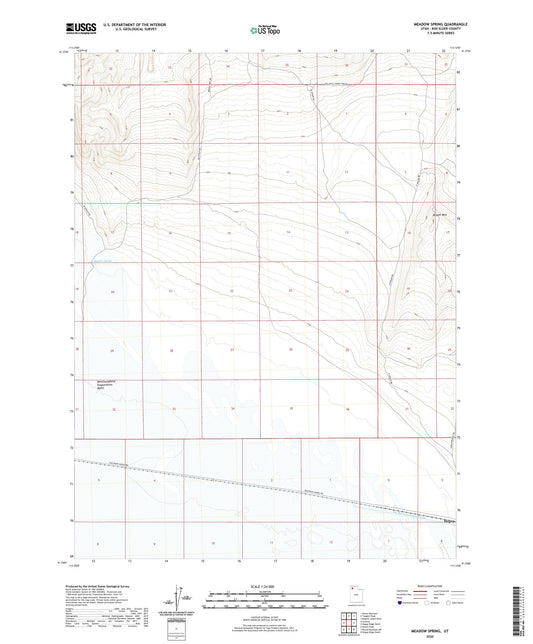 Meadow Spring Utah US Topo Map Image