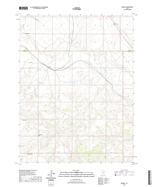 Mounds Utah US Topo Map Image