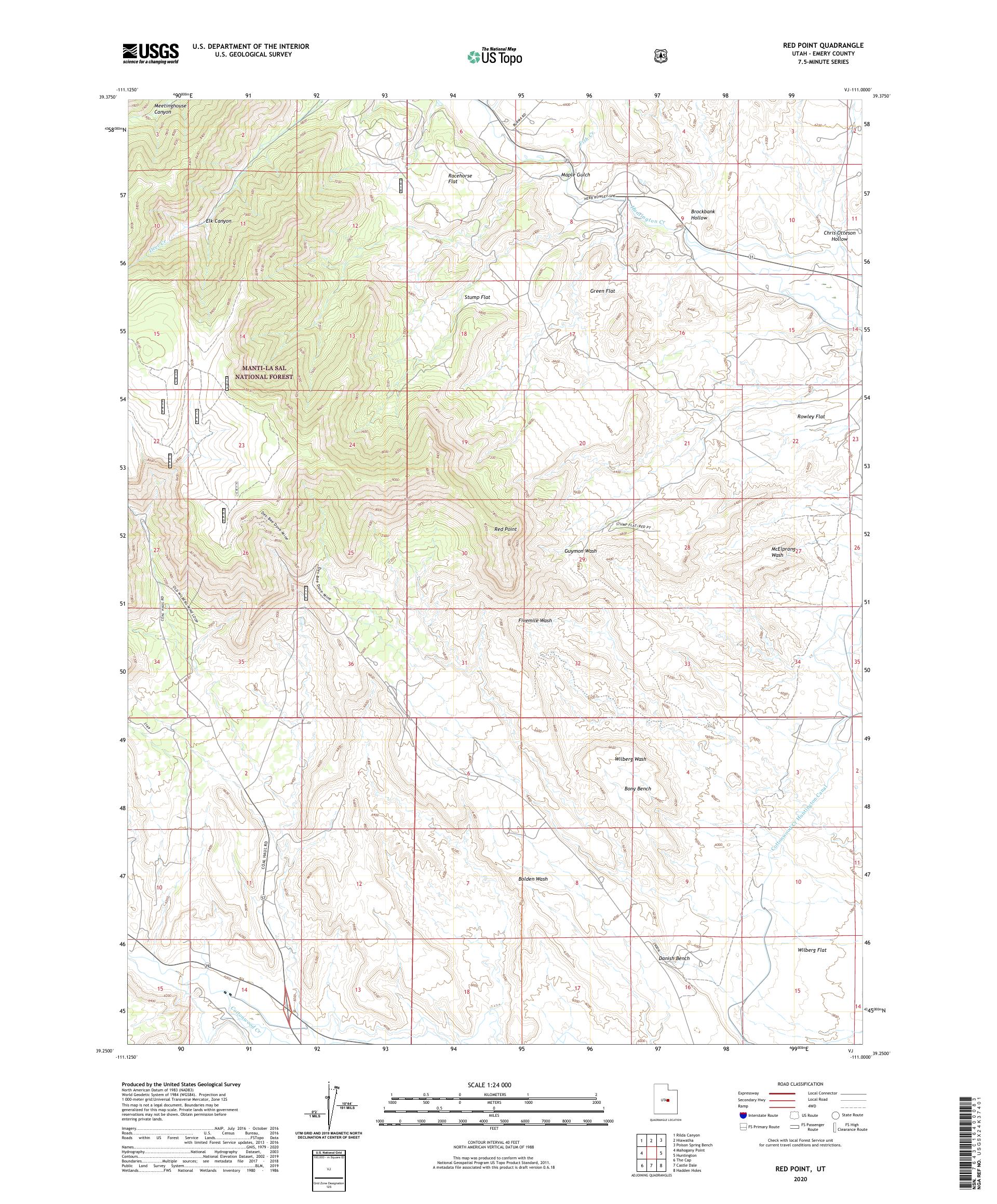 Red Point Ut Red Point Utah US Topo Map – MyTopo Map Store