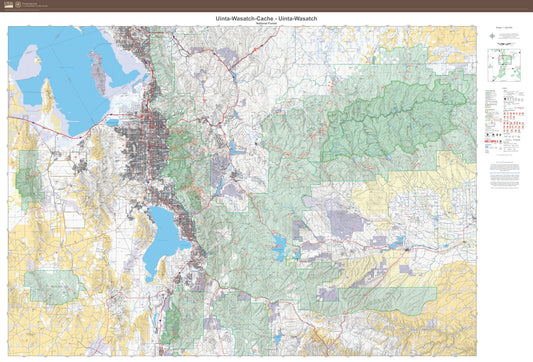 Uinta-Wasatch National Forest Map