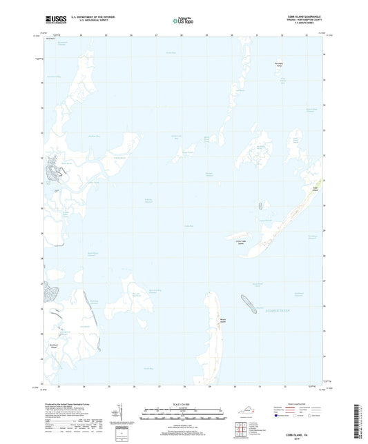 Cobb Island Virginia US Topo Map Image