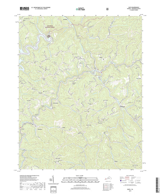 Haysi Virginia US Topo Map Image