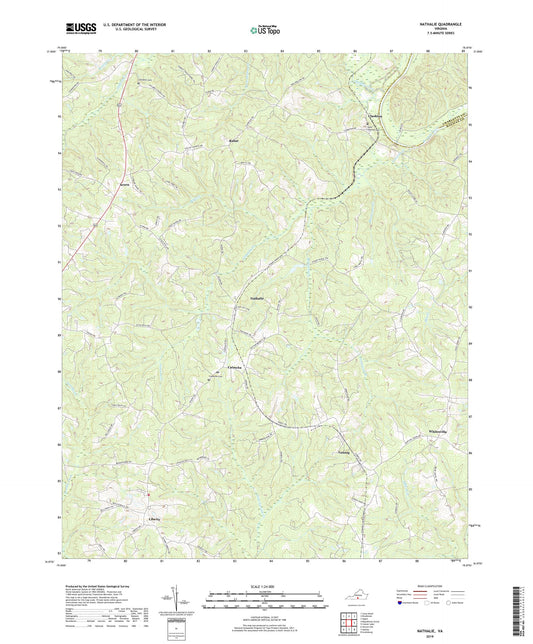 Nathalie Virginia US Topo Map Image