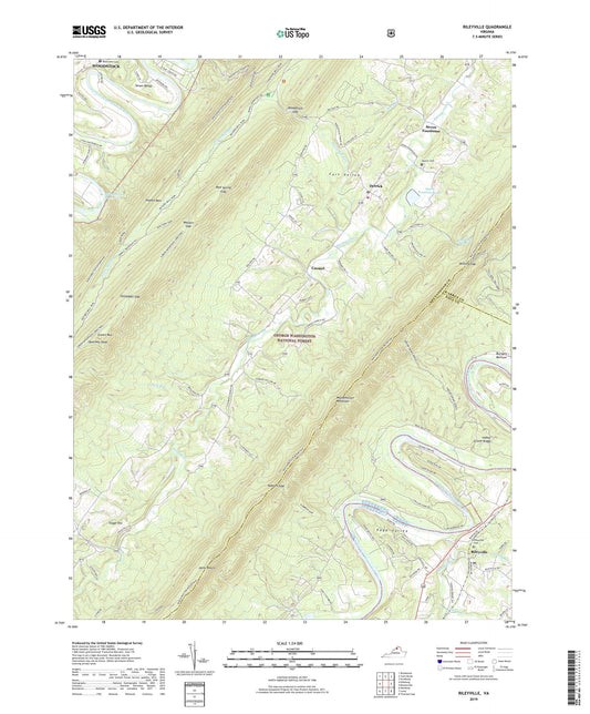 Rileyville Virginia US Topo Map Image