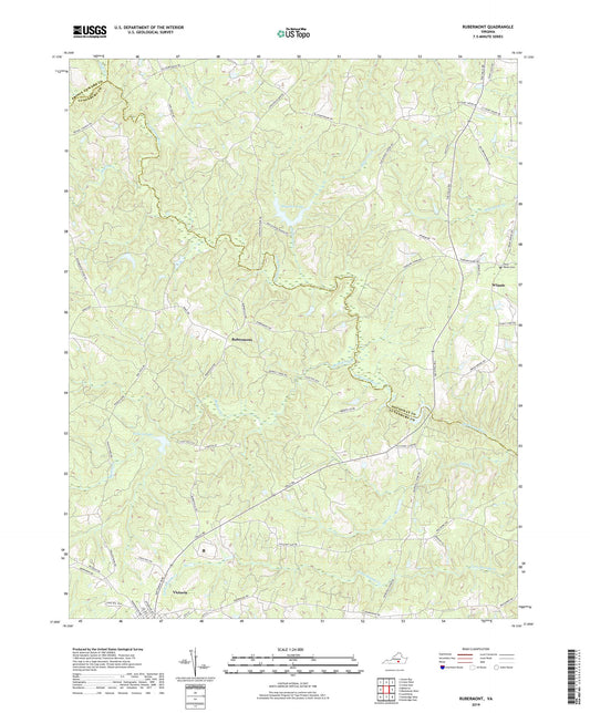 Rubermont Virginia US Topo Map Image