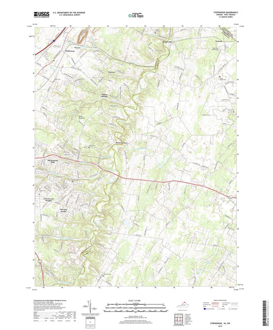 Stephenson Virginia US Topo Map Image