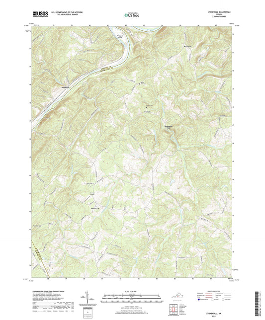 Stonewall Virginia US Topo Map Image
