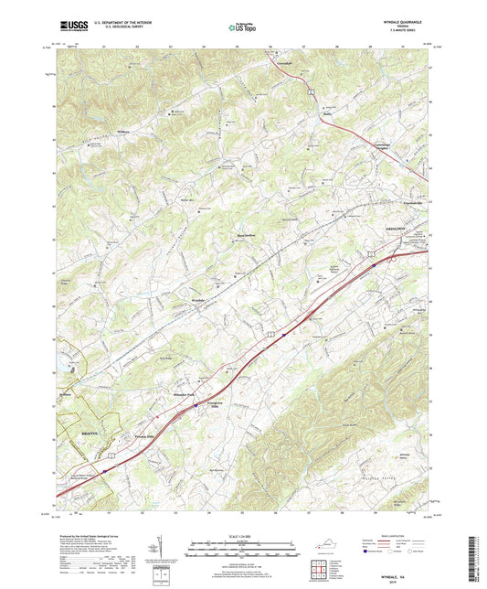 Wyndale Virginia US Topo Map Image