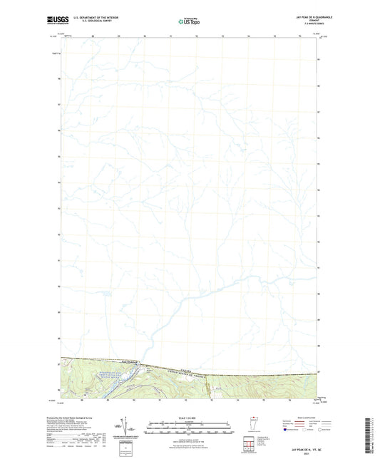 Jay Peak OE N Vermont US Topo Map Image