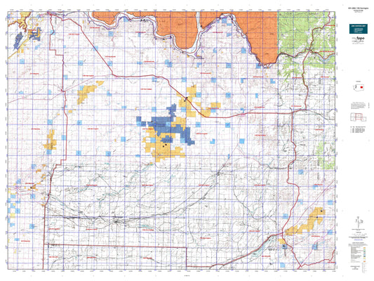 Washington GMU 136 Harrington Map Image