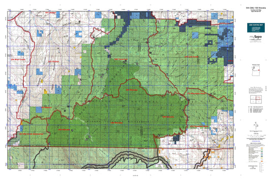 Washington GMU 169 Wenaha Map Image