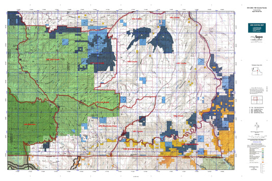 Washington GMU 186 Grande Ronde Map Image