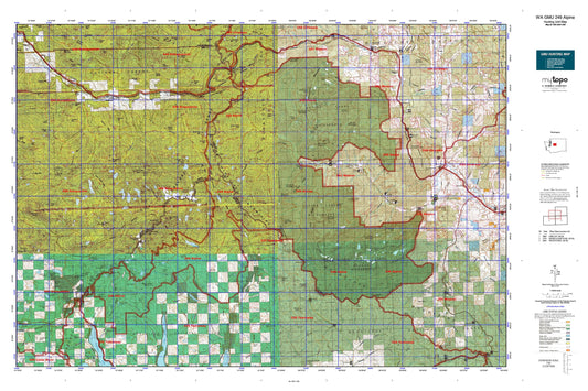 Washington GMU 249 Alpine Map Image