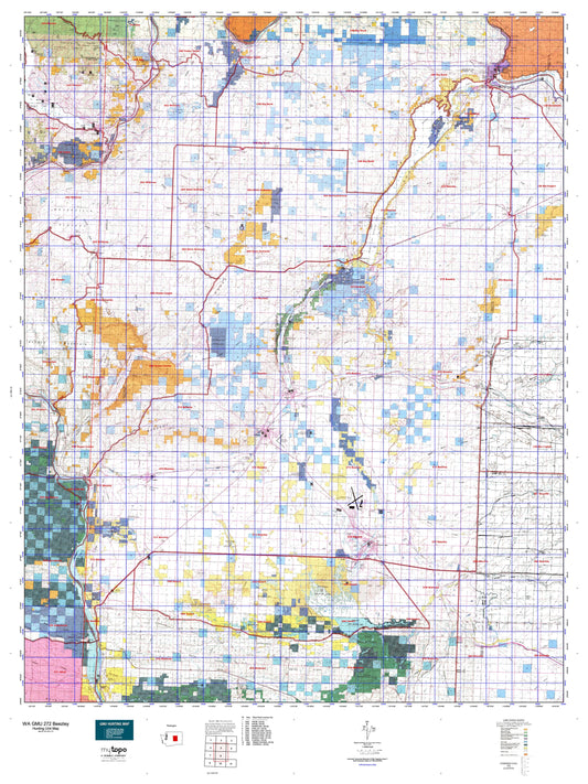 Washington GMU 272 Beezley Map Image