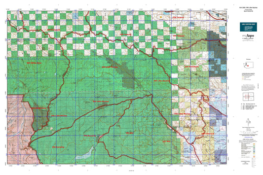 Washington GMU 346 Little Naches Map Image