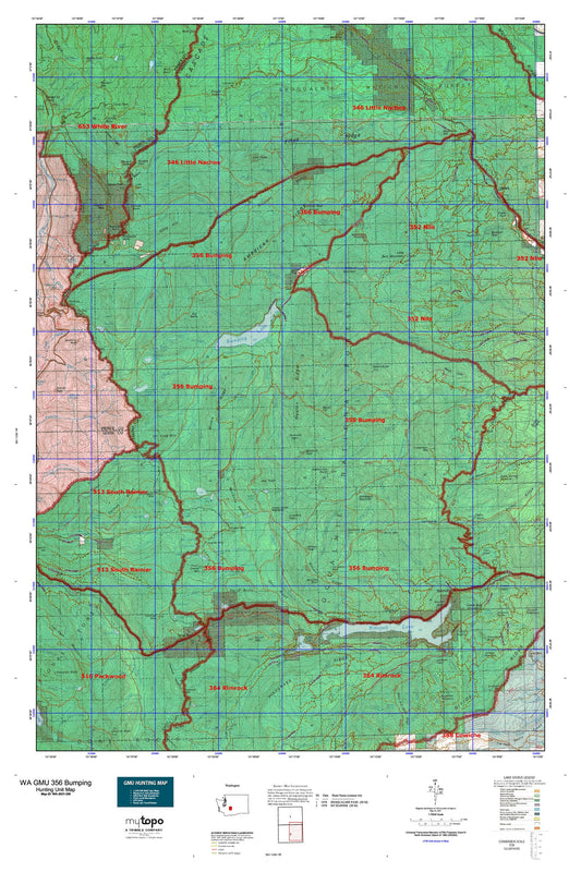 Washington GMU 356 Bumping Map Image