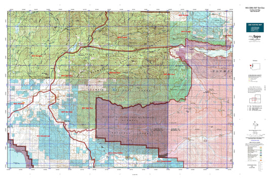Washington GMU 607 Sol Duc Map Image