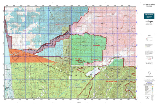 Washington GMU 618 Matheny Map Image