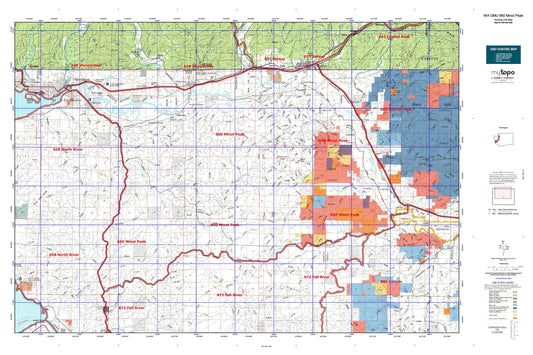 Washington GMU 660 Minot Peak Map Image