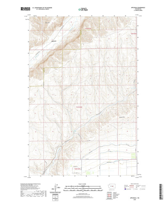 Appledale Washington US Topo Map Image