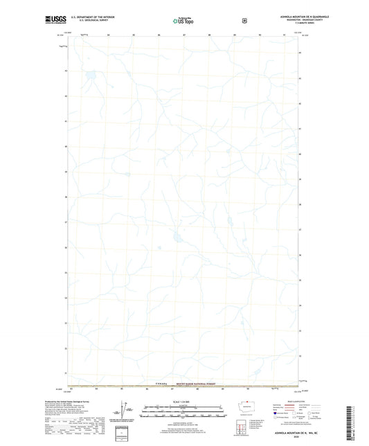 Ashnola Mountain OE N Washington US Topo Map Image