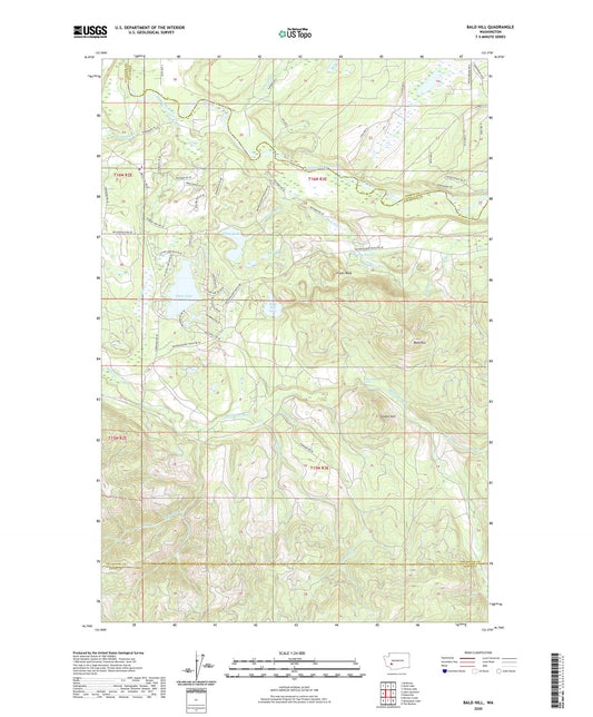 Bald Hill Washington US Topo Map Image