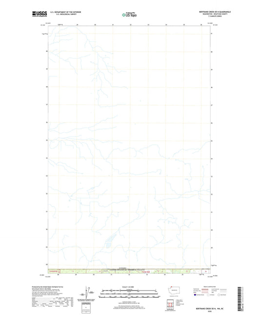 Bertrand Creek OE N Washington US Topo Map Image