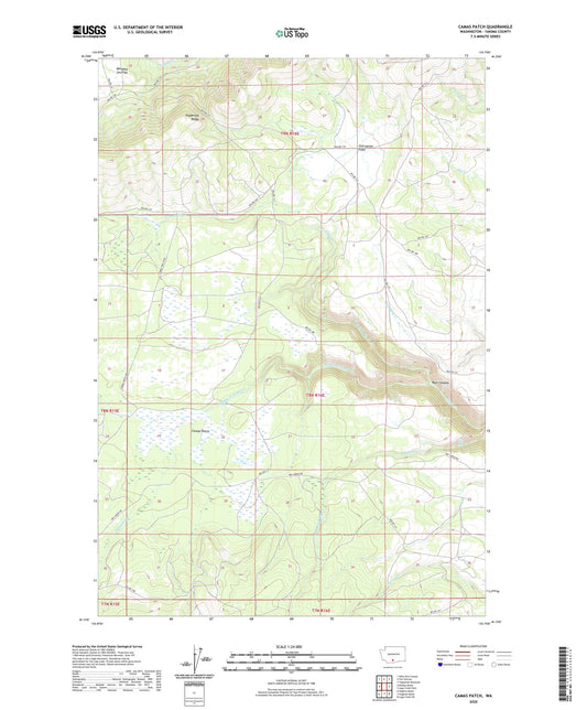 Camas Patch Washington US Topo Map Image