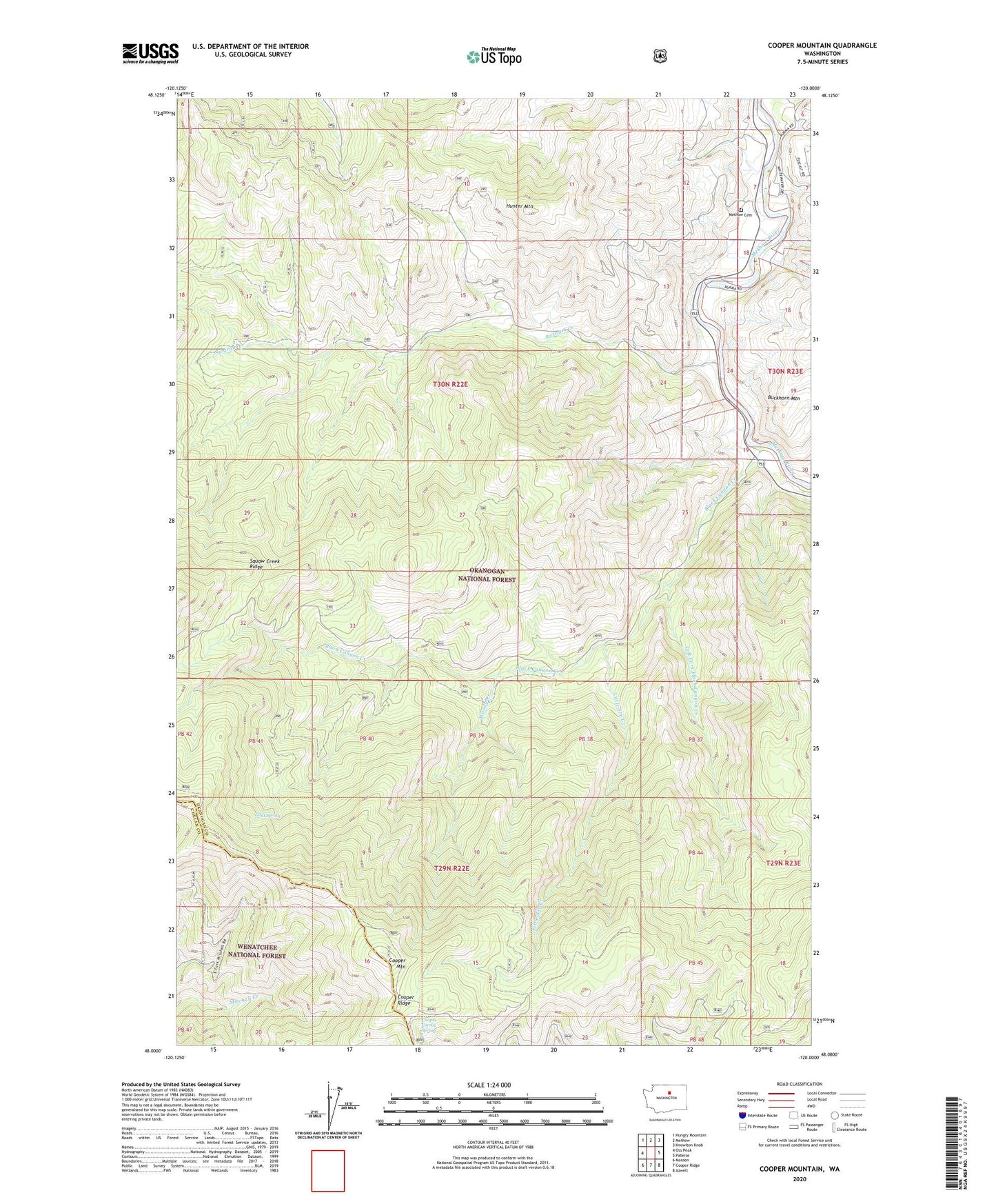 Cooper Mountain Washington US Topo Map Image