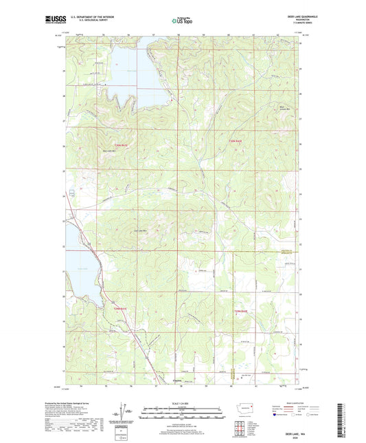 Deer Lake Washington US Topo Map Image