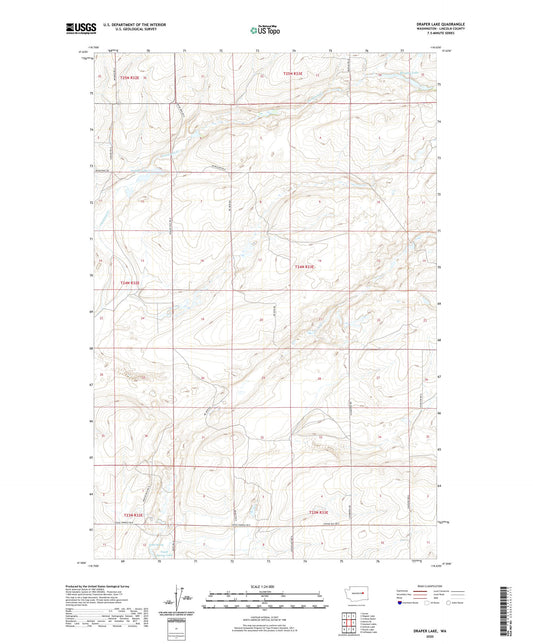Draper Lake Washington US Topo Map Image
