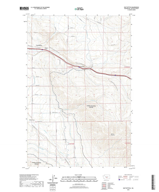 East Kittitas Washington US Topo Map Image
