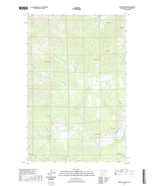 Empey Mountain Washington US Topo Map Image