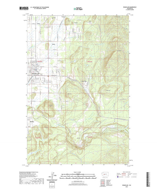 Enumclaw Washington US Topo Map Image