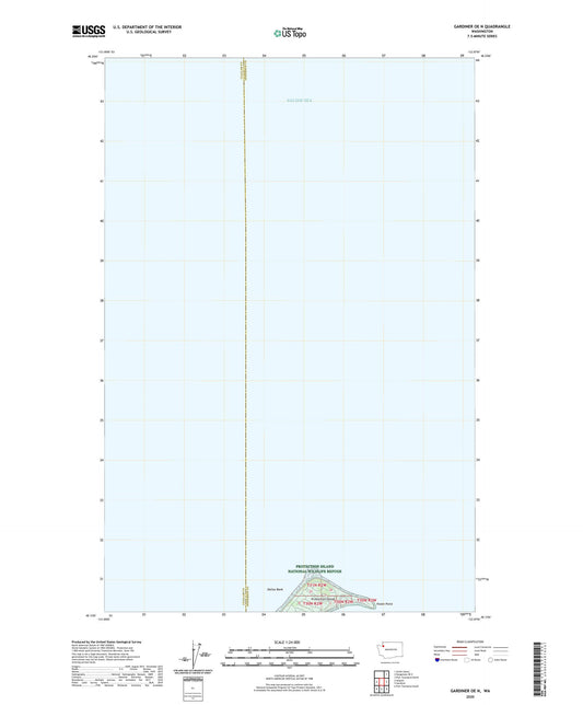 Gardiner OE N Washington US Topo Map Image