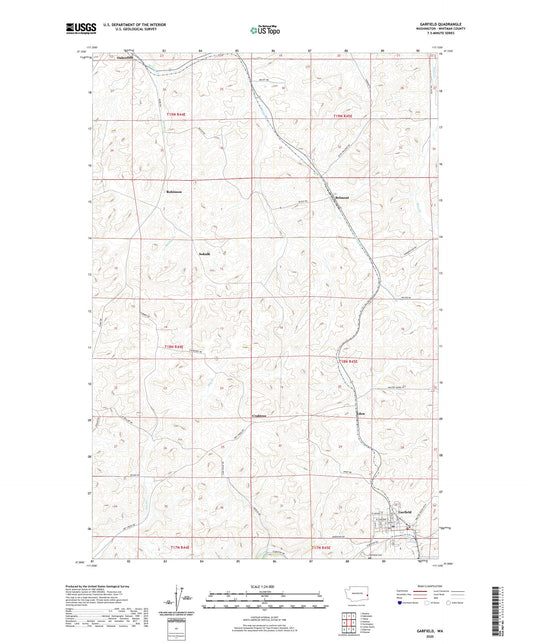 Garfield Washington US Topo Map Image