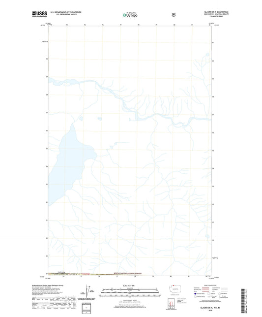 Glacier OE N Washington US Topo Map Image